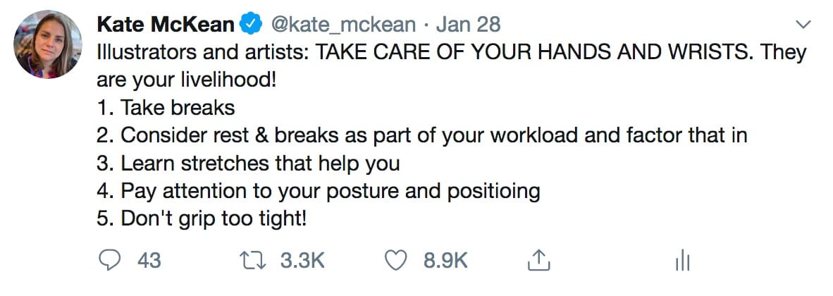 How Not to Hurt Yourself Writing or Reading