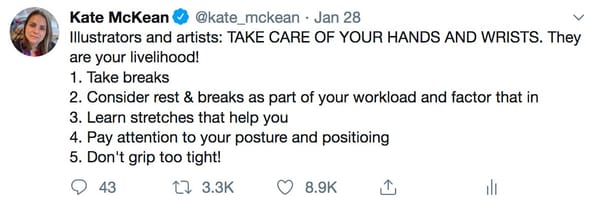 How Not to Hurt Yourself Writing or Reading